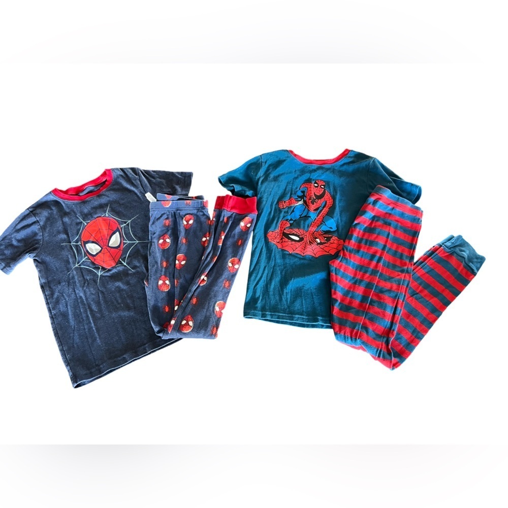 Marvel Spider-Man Boys Pajama Set Bundle Size 10 Carter’s 4pc Sleepwear